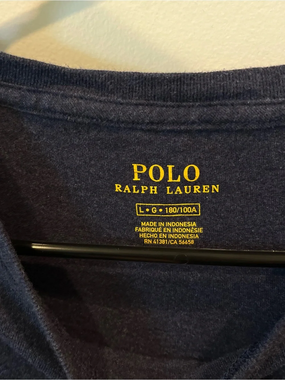 Polo Ralph Lauren Navy Blue T-shirt